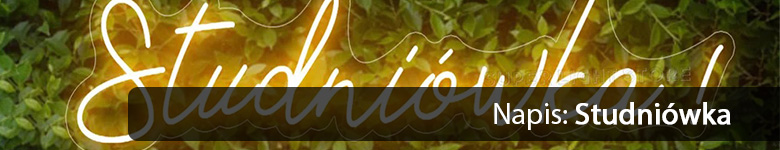 Napis led (ledon): Studniówka - wynajem Łańcut, Rzeszów
