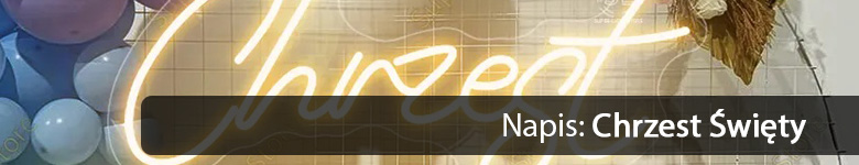 Napis led (ledon): Chrzest Święty - wynajem Łańcut, Rzeszów